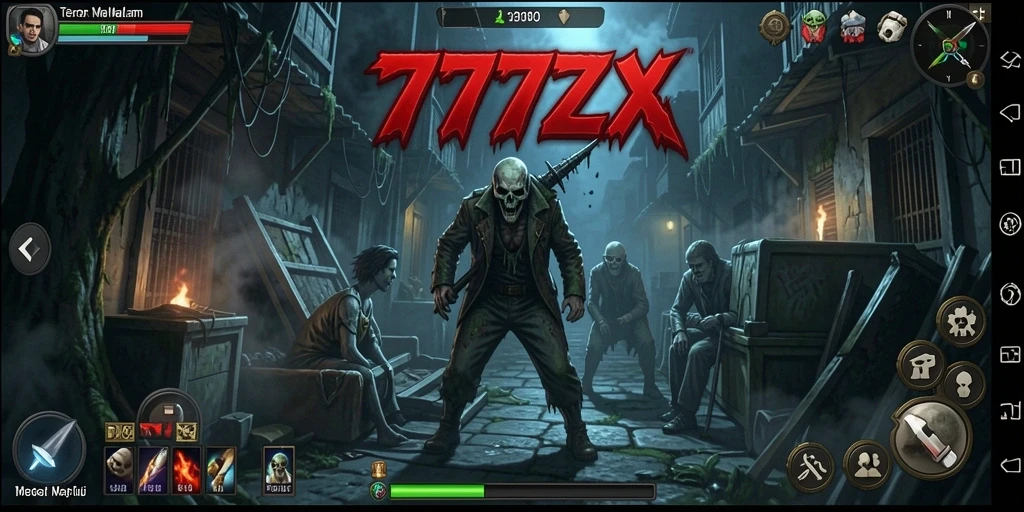 Gameplay menakutkan 777ZX yang penuh ketegangan dan kejutan.