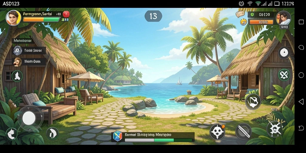 Screenshot gameplay <strong>ASD123</strong> yang menampilkan suasana santai dan menyenangkan.