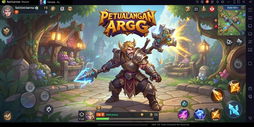 Screenshot F32 menampilkan aksi pertempuran yang intens dan grafis memukau.