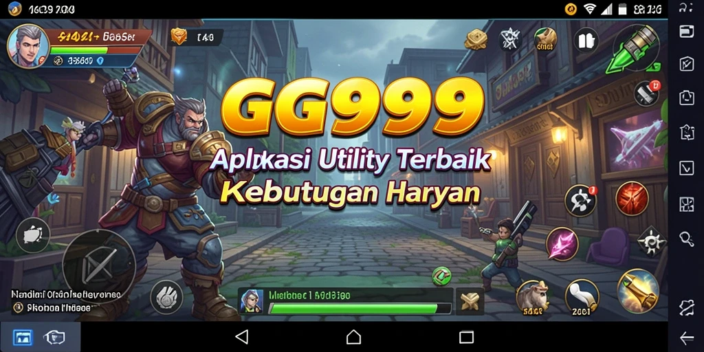 Tampilan antarmuka GG999 yang intuitif dan menarik.
