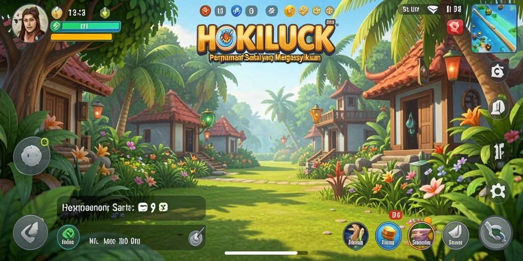 Screenshot HOKILUCK menampilkan gameplay yang menyenangkan dan interaktif.
