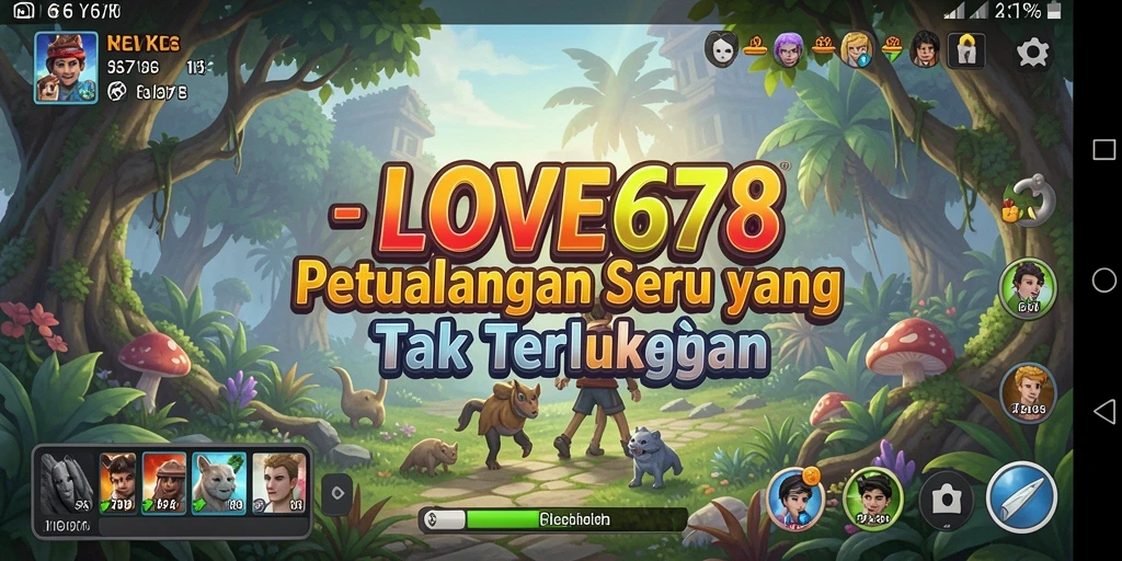 Tampilan gameplay <strong>LOVE678</strong> yang menarik dan menantang.