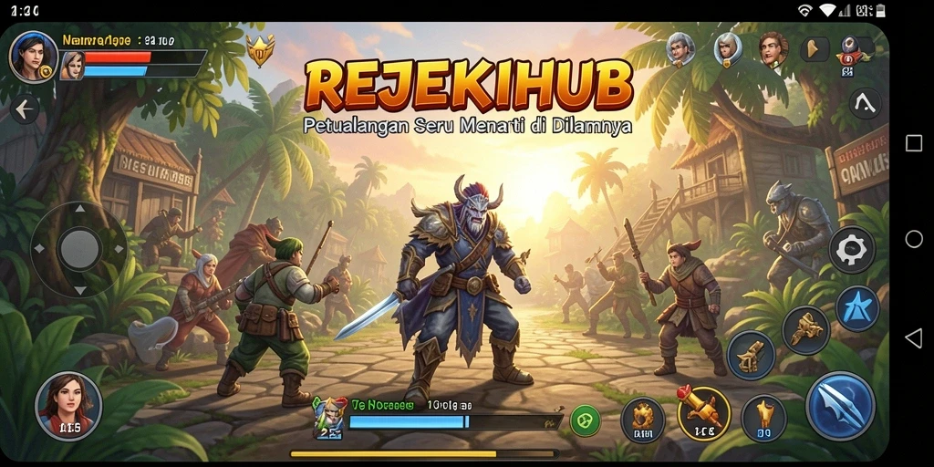 Screenshot gameplay seru dari petualangan di REJEKIHUB.
