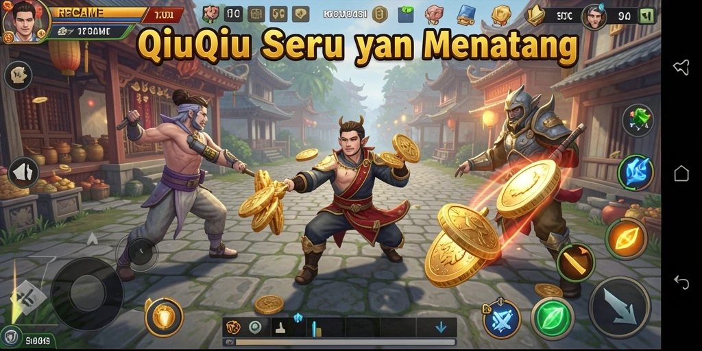 Tampilan menarik dari gameplay QiuQiu RPGAME