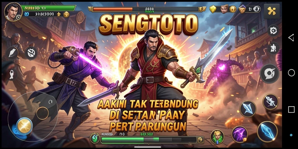 Tampilan aksi seru dalam gameplay SENGTOTO yang menantang.