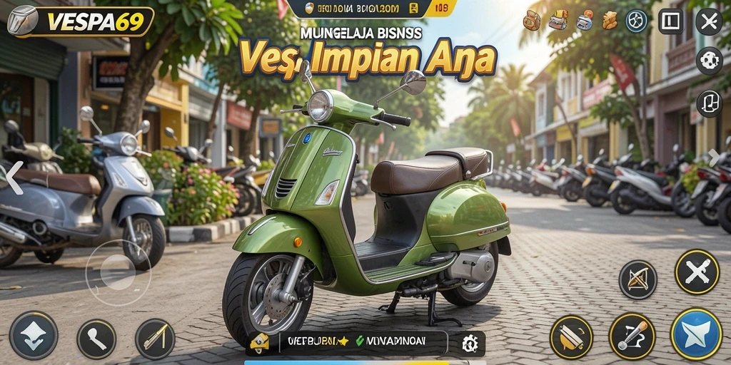 Tangkapan layar VESPA69 menunjukkan keseruan gameplay manajerial Tycoon.
