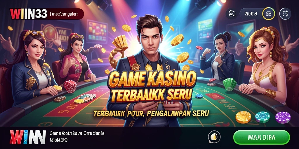 Screenshot gameplay Kasino yang menarik dan mendebarkan.