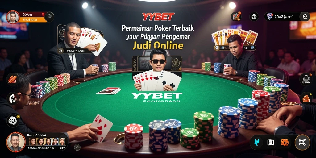 Tampilan screenshot YYBET yang menunjukkan keseruan gameplay Poker.